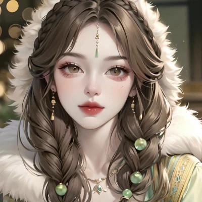 手绘美女头像唯美图片高清32张