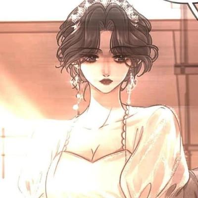 女生简单精致头像手绘动漫
