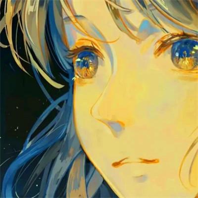 手绘女头ins风小众 好看高清的小众插画女头像文艺图片