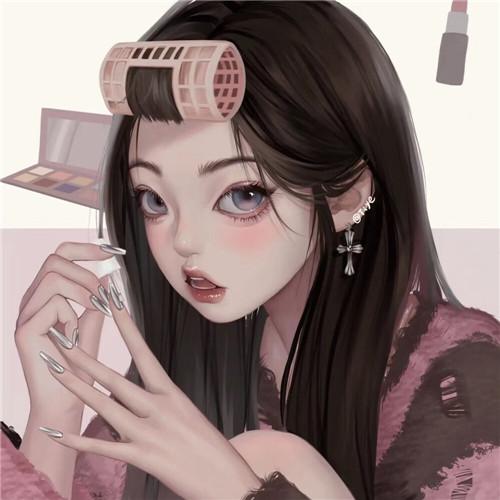 超火超级好看的绝美手绘女头