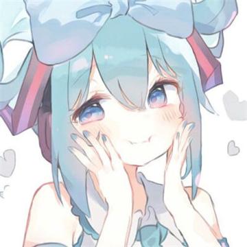 可爱清新青春女生动漫头像