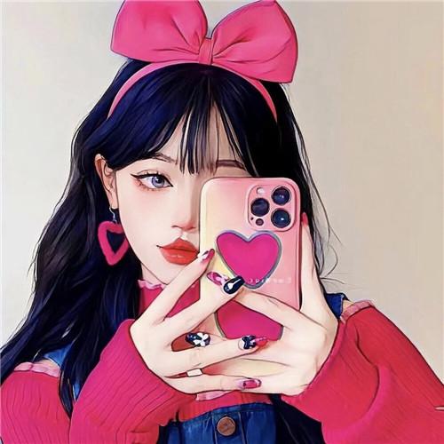 超火超级好看的绝美手绘女头