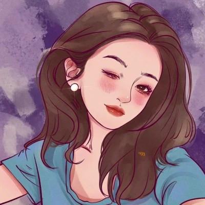 微信头像卡通手绘单人女 高质量精选