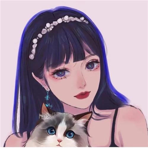 超火超级好看的绝美手绘女头