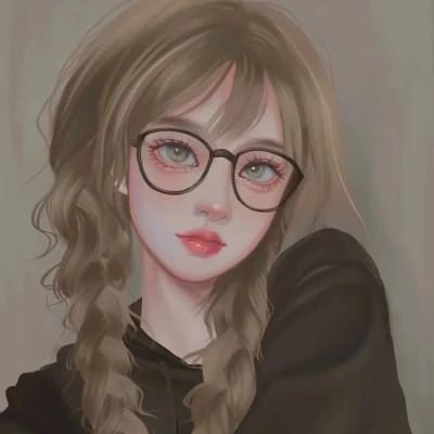 微信头像卡通手绘单人女 高质量精选