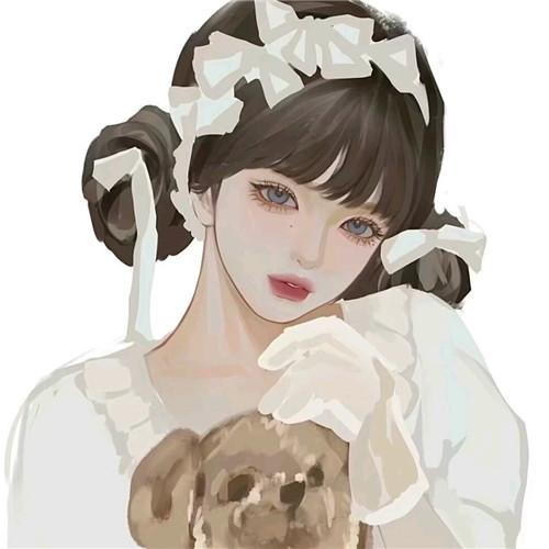 超火超级好看的绝美手绘女头