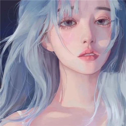 超火超级好看的绝美手绘女头