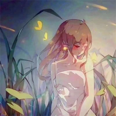 手绘女头ins风小众 好看高清的小众插画女头像文艺图片
