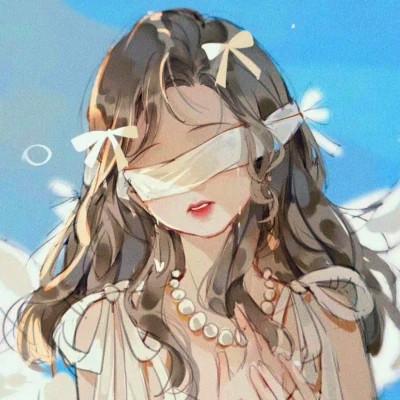 手绘女头ins风小众 好看高清的小众插画女头像文艺图片