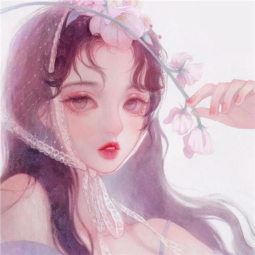 超火超级好看的绝美手绘女头
