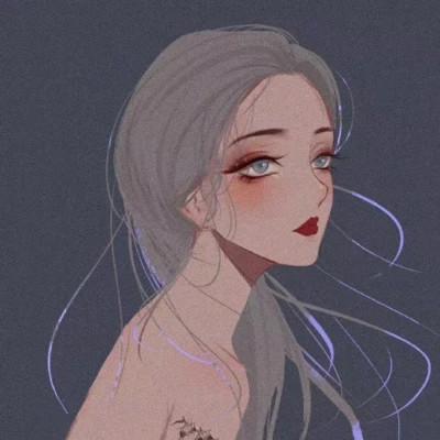 微信小众头像手绘女生高清图片