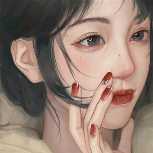 超火超级好看的绝美手绘女头