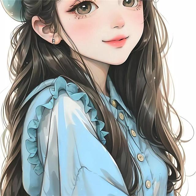 AI绘画氧气仙女头像图片