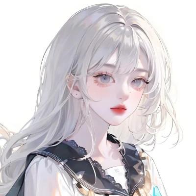 ai头像女生酷帅图片精致48张，精致细腻！