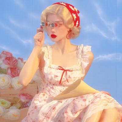 美式复古高清女头图片12张