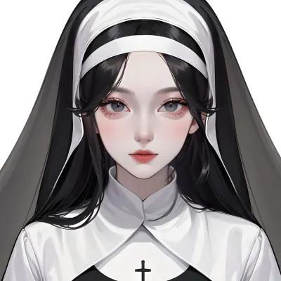 女生AI微信头像图片28张