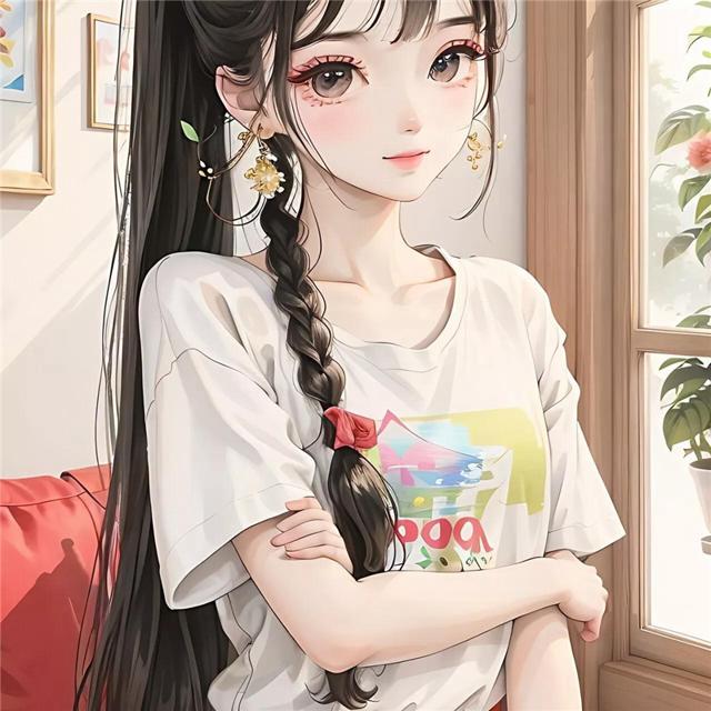 AI绘画氧气仙女头像图片