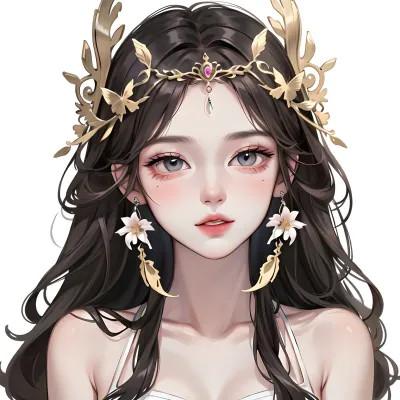 女生AI微信头像图片28张