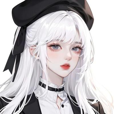 ai头像女生酷帅图片精致48张，精致细腻！