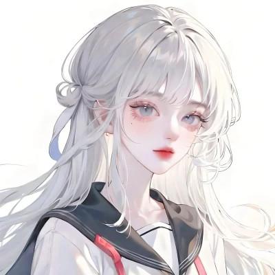 ai头像女生酷帅图片精致48张，精致细腻！