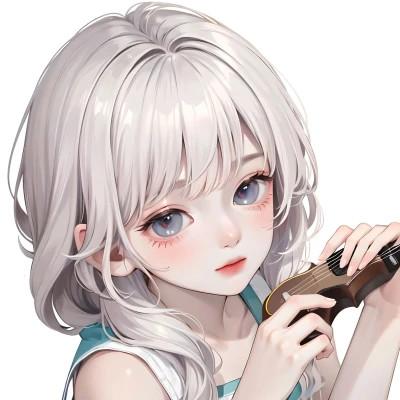 ai头像女生酷帅图片精致48张，精致细腻！