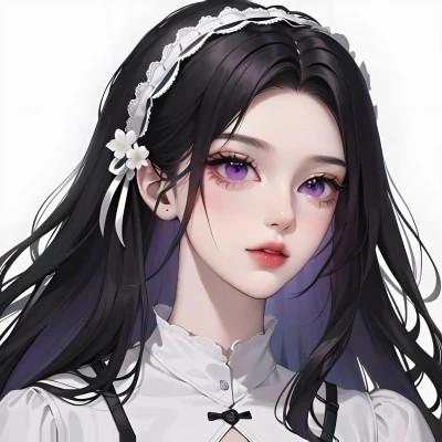 女生AI微信头像图片28张
