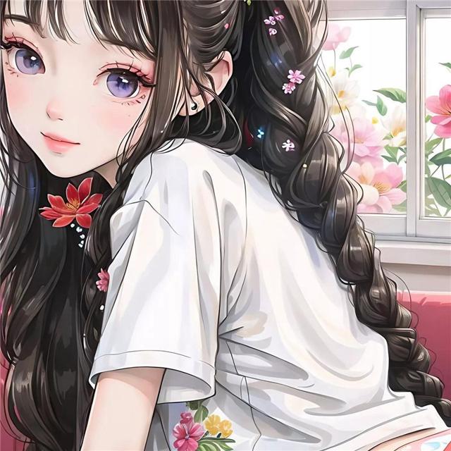 AI绘画氧气仙女头像图片