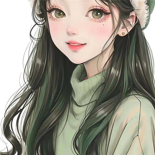 AI绘画氧气仙女头像图片