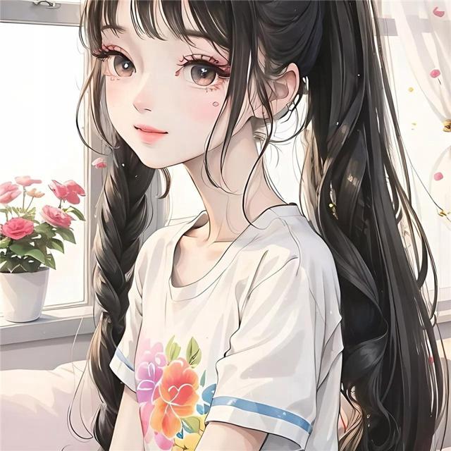 AI绘画氧气仙女头像图片