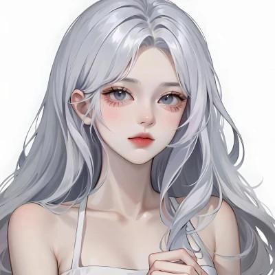 ai头像女生酷帅图片精致48张，精致细腻！