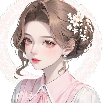 女生AI微信头像图片28张