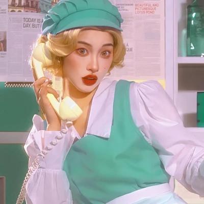 美式复古高清女头图片12张