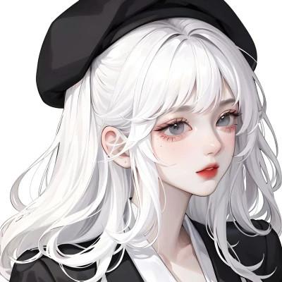ai头像女生酷帅图片精致48张，精致细腻！
