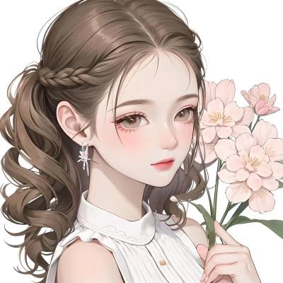 女生AI微信头像图片28张