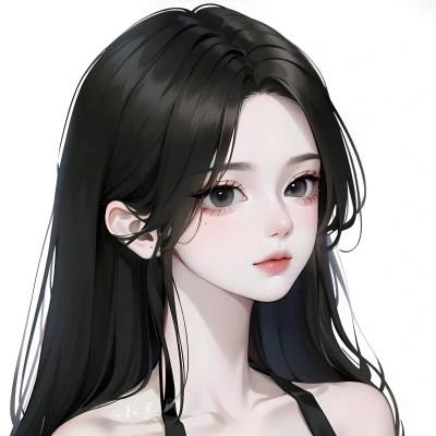ai头像女生酷帅图片精致48张，精致细腻！