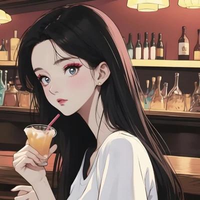 头像女生AI绘画图片合集20张，每一张都独一无二
