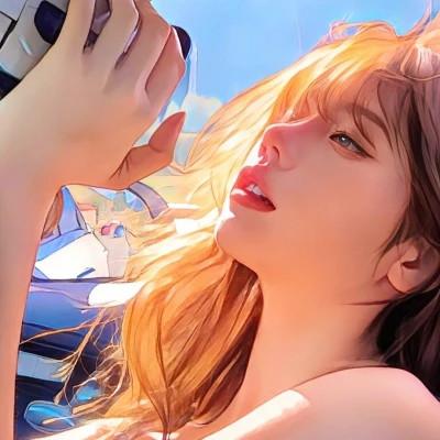 插画头像女唯美文艺图片32张