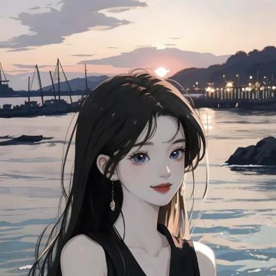 头像女生AI绘画图片合集20张，每一张都独一无二