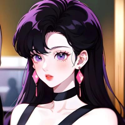 女生好看的AI头像图片32张，超级生动的AI女神