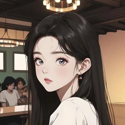 头像女生AI绘画图片合集20张，每一张都独一无二