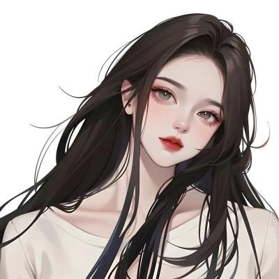 温柔到爆的神仙头像女手绘精致图片26张