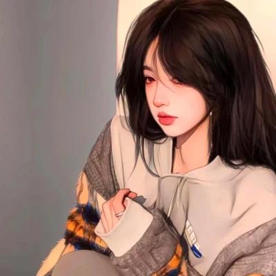 插画头像女唯美文艺图片32张
