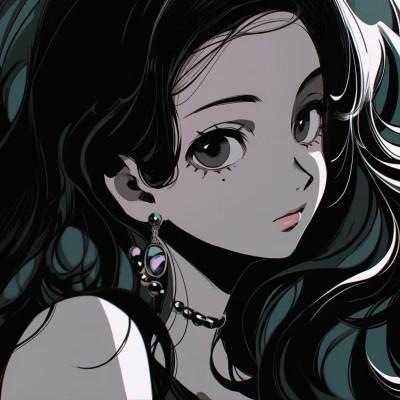 女生好看的AI头像图片32张，超级生动的AI女神