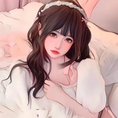 插画头像女唯美文艺图片32张