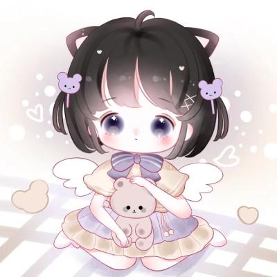 卡通头像女可爱q版(60张)