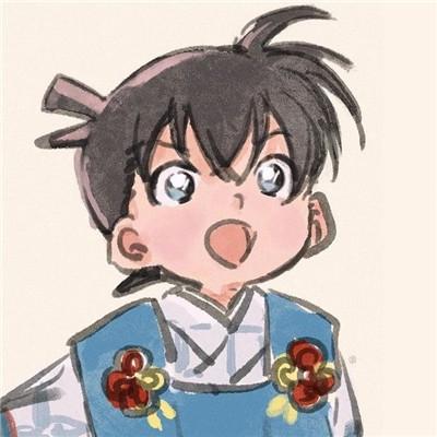 名侦探柯南新年情头一男一女图片