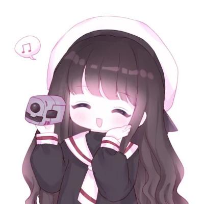 卡通头像女可爱q版(60张)