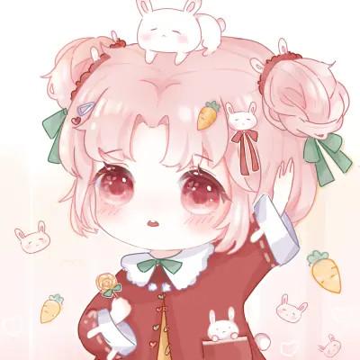 可爱女生头像卡通呆萌q版114张