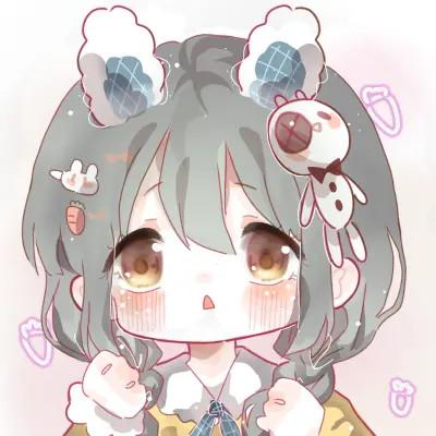 卡通头像女可爱q版(60张)