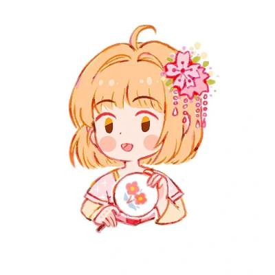 魔卡少女樱四人团头可爱Q版